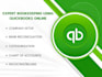 quickbooks online bookkeeper reconciliation, cleanup