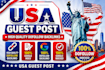 write and publish USA guest posts on high da USA websites