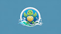 do sea turtle mascot logo in 24 hours