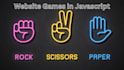 develop HTML, CSS, and javascript games for website