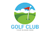 do professional creative golf club logo with express deliver