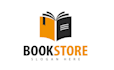 create attractive and imagination book store logo design