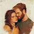 make couple portrait illustration