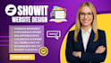 design or customize your showit website, update showit or template