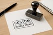 create custom rubber stamp design with old ink effect
