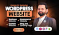 do wordpress website development, design redesign wordpress business website