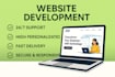 build website, custom website development as full stack developer