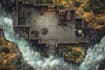 draw a unique dnd rpg battle map