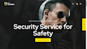design security agency website  private public security guard services website