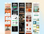 design ecommerce email campaign template, klaviyo, omnisend, mailchimp, figma