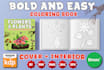 craft bold and easy coloring book for kids and adults