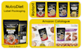 design product packaging, pouch, and label design