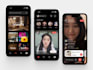 create a full featured social media app like snapchat