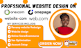 design your website on one com web com onepage onepage io onpage seo