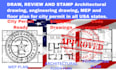 review stamp draw redraw architectural structural plan mep engineering drawing
