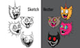 convert your drawing to digital vector art