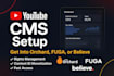 set up your youtube cms and connect you with orchard, fuga, or believe
