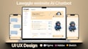 create mobile app ui ux design or web app ui ux design, ai chatbot design