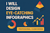 design modern and clean infographics