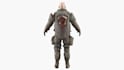 model rig 3d character model, 3d creature, zombie texture, ue5 control rig unity
