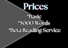 a service of beta reading