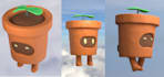 stylized 3d character modeling, rigging and rendering