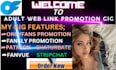 do onlyfans promotion fanvue fansly patreon chaturbate stripchat promotion