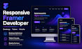 design framer website, framer landing page as framer developer