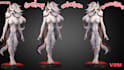 make custom vrchat avatar, vtuber model, 3d furry model, live 2d model, animaze