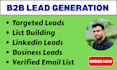 do targeted b2b lead generation, b2b lead gen, linkedin leads, prospect lists