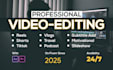 create custom  youtube video  and shot video editing