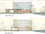 render architectural plan, elevation section in photoshop