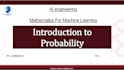 teach ai machine learning deep learning nlp llms vlms vision probabilities math