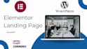 design redesign wordpress elementor pro landing page website bug fix woocommerce