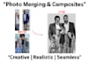 merge multiple photos into a creative professional composite