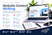 write exclusive website content