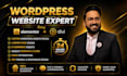 create wordpress website using elementor and divi, elementor wordpress website