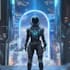 draw a sci fi character illustration or sci fi character