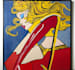 draw a retro pop art roy lichtenstein style