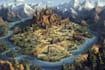 map illustration map design 3d isometric fantasy