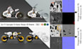 model, sculpt and texture game ready characters, creatures and robots for you