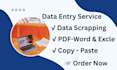 do fast accurate data entry