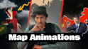 create a custom travel map animation video using geolayers