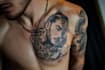custom an abstract black tattoo design