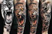 draw a full sleeve tattoo design unique modern