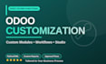 customize odoo with custom modules, workflows and odoo studio