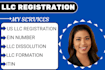 register llc registration, llc formation and ein