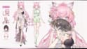 draw custom pngtuber model vtuber anime character live2d vtuber model design