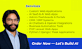 be your ai full stack web developer for ai web app, saas, ai software developer