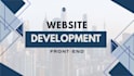 be your front end web developer using HTML, CSS, bootstrap,javascript